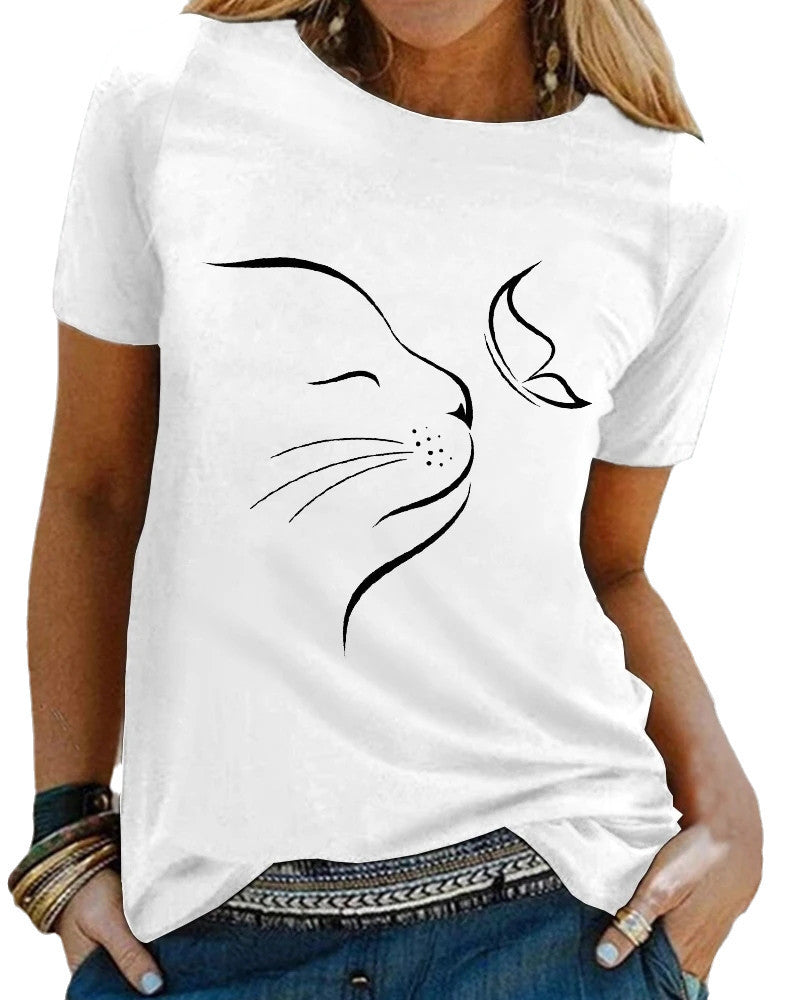 Woman’s Short Sleeve Graphic Printed T-Shirts