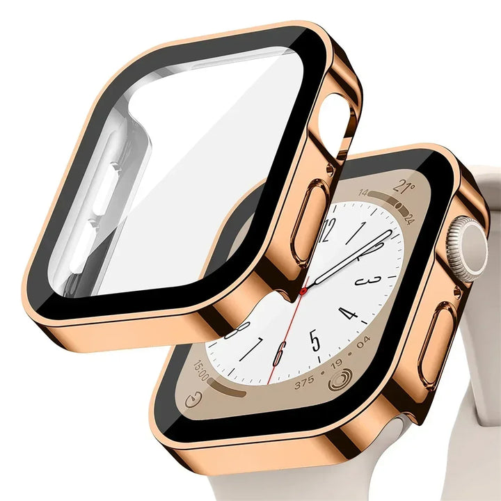 45mm 41mm 44mm Case With Protector Ultra Thin Hard PC Straight Edge Anti-Scratch Protective Cover Case For Apple IWatch Series