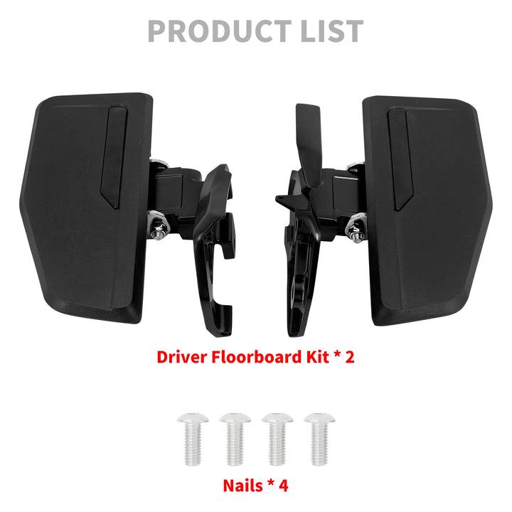 Motorcycle Driver Floorboard Rider Footboard Front Footrest Footpegs For Honda Gold Wing GL1800 GL1800BD GL1800DA Tour 2018-2023