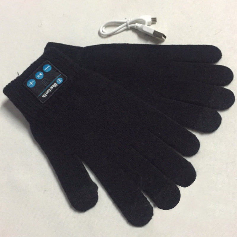 Winter Wireless Bluetooth Gloves Built-In Touch Screen Stereo Speakers Cycling Outdoor Gloves