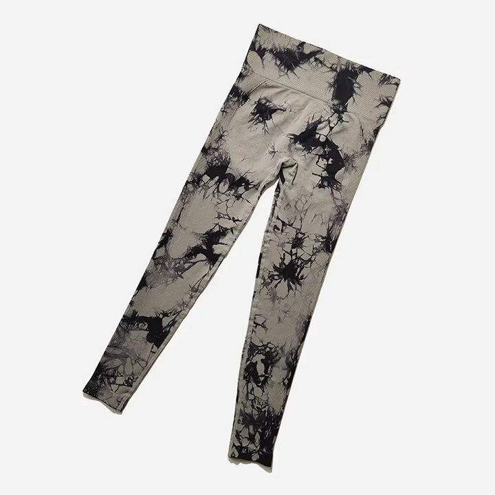 WAREBALL Women’s Fashion Tie Dye Seamless Leggings