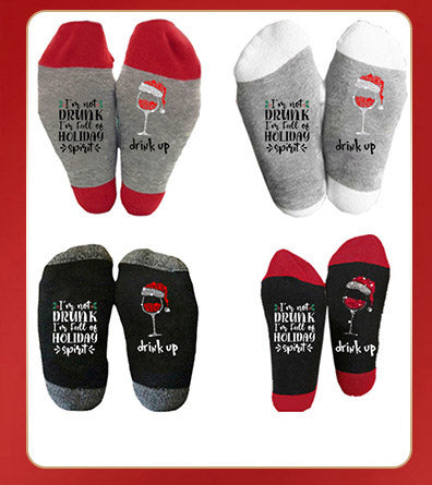 Woman’s Fashion Letter Cotton Socks