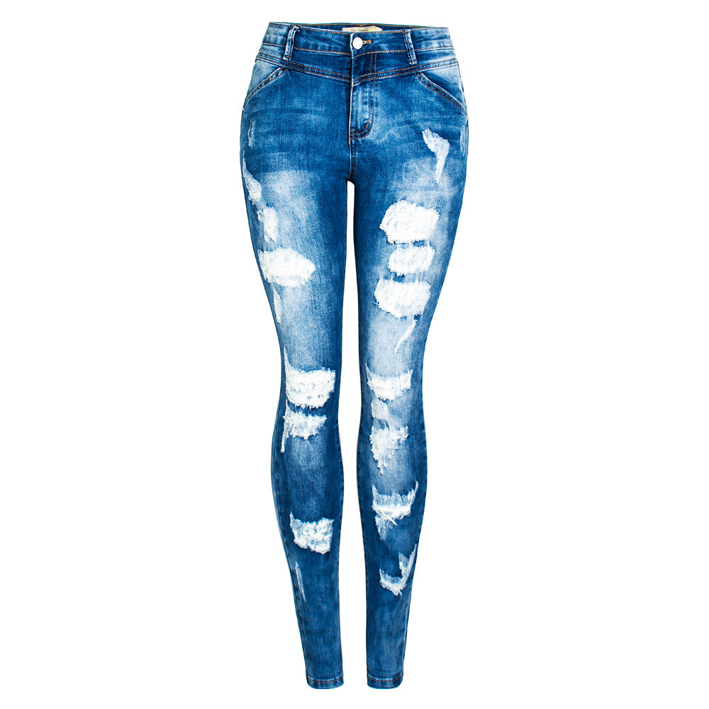 Woman’s Trending Streetwear Denim Jeans