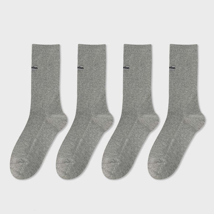 Woman’s Mid Tube Cotton Socks