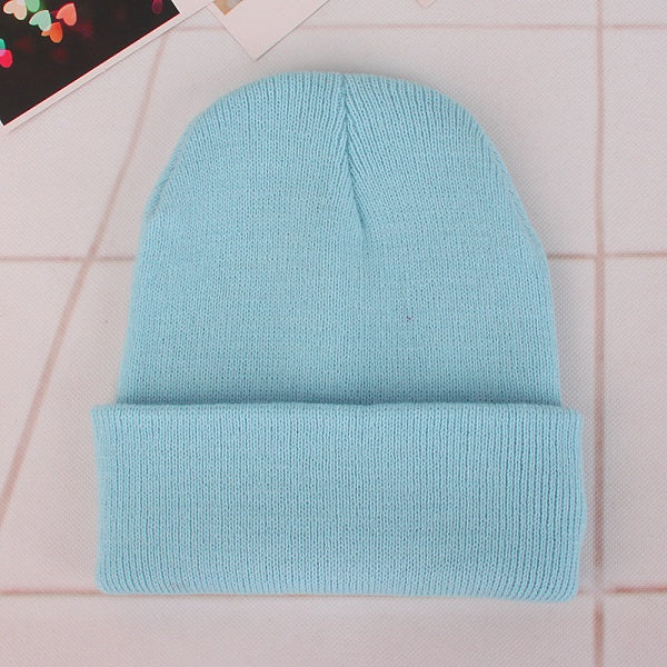 Woman’s Solid Knitted Winter Beanies