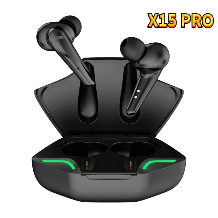 X15 Pro Gaming Wireless bluetooth Headset TWS 5.2 Stereo Earbuds Low Latency Earphones Bluetooth With Mic for iPhone Xiaomi