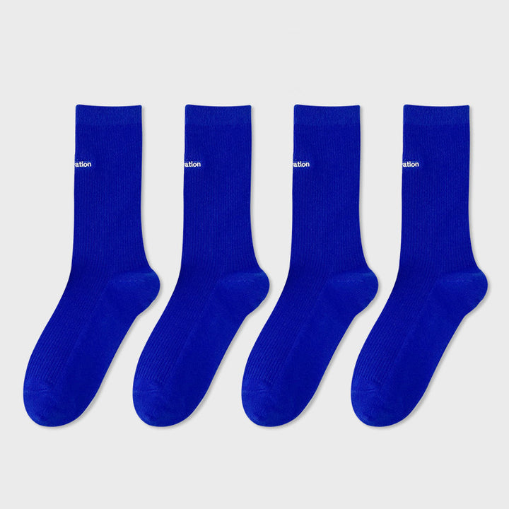 Woman’s Mid Tube Cotton Socks