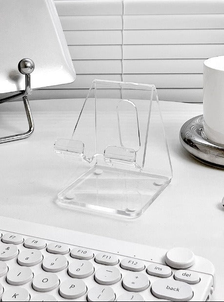 Acrylic phone stand office desk accessories desktop display mobile stand counter phone display