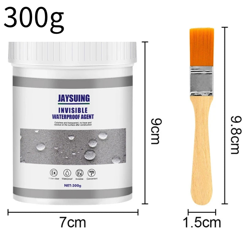 30/300g/500g/1000g Invisible Waterproof Agent Transparent Sealing Coating Leak-Free Glue Adhesive Super Sealant Toilet Repair