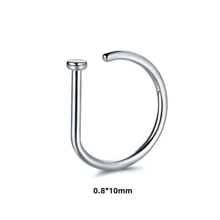 Fake Piercing Nose Ring Earrings Fashion Non Piercing Nose Clip Stainless Steel Septum Body Jewelry