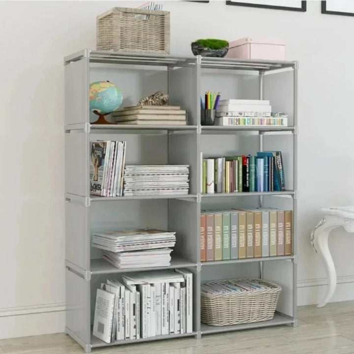 Simple Bookshelf Multi-layer Bookshelf Storage Racks Bedroom Book Shelf Organizer Easy Assembly Bookcase Stackable Book Shelves