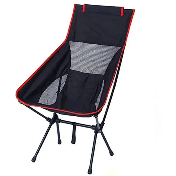 Outdoor Folding Long Table Portable Storage Black Camping Desk Barbecue Easy To Install With Net Bag Light Stable