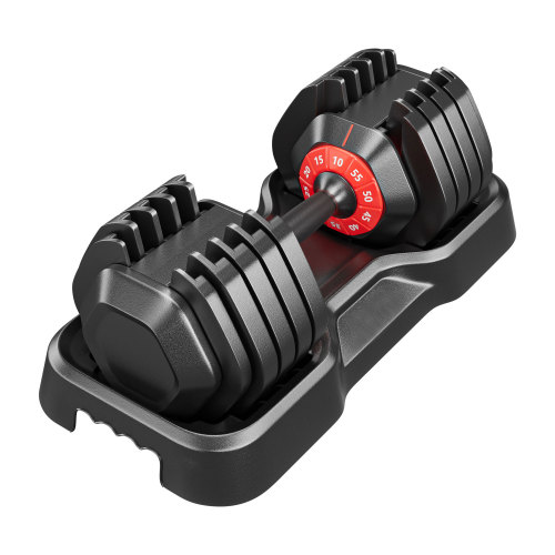 Adjustable Dumbbell Set for Men and Women, 10 in 1, Free Black Dumbbell Rotating Handle for Quick Adjustment (10 gears/55 pounds