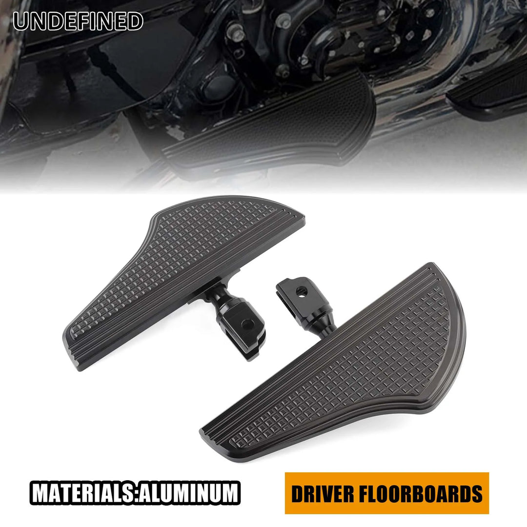 Motorcycle Floorboards Defiance Front Foot Pegs for Harley Softail Fat Boy Sport Glide FLSB Street Fat Bob FXBB Low Rider 18-23