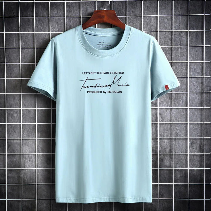 New Men`s Summer T- shirt 2021 Fashion T Shirt for men Clothing Print Male Print Slim Fit Short Sleeve Oversized Tshirt  S-6XL