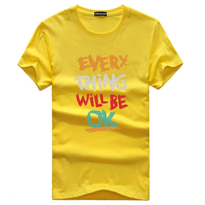 Everything Will Be Okay Short Sleeve T-Shirt