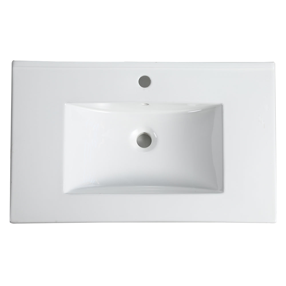 30" Bathroom Vanity Ceramic Top-BL9075B