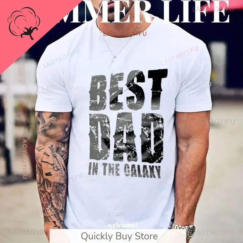 Novelty Awesome World´s Best Dad Daddy Father T Shirts Streetwear Short Sleeve Birthday Gifts Summer Style T-shirt Mens Clothing