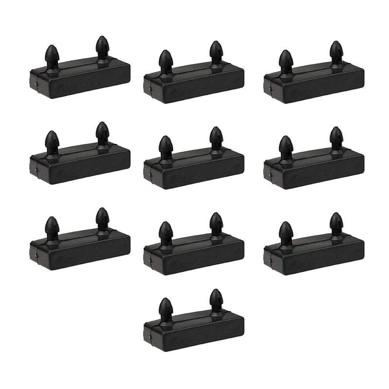 Bed Slat Plastic Holders Caps Fixings Centre Ends Middle 2 Pins Sides Replacement 55mm Black