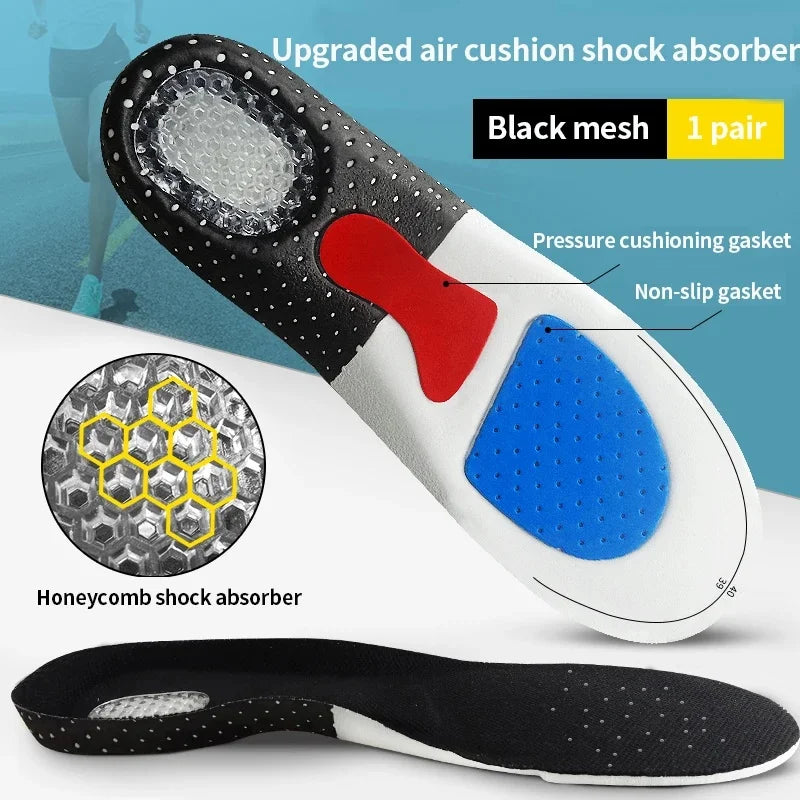 Silicone Sports Gel Arc Support Insoles (Men & Woman)