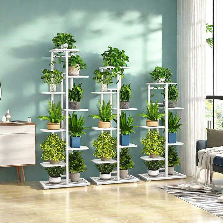 Plant stand Stand For Flowers Flower Stand Flowerpot Organizer Iron 4/5/6Layers Plant Holder Storage Shelf Pot Rack Organizer