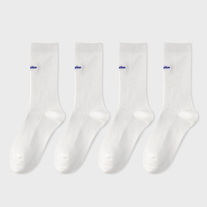 Woman’s Mid Tube Cotton Socks