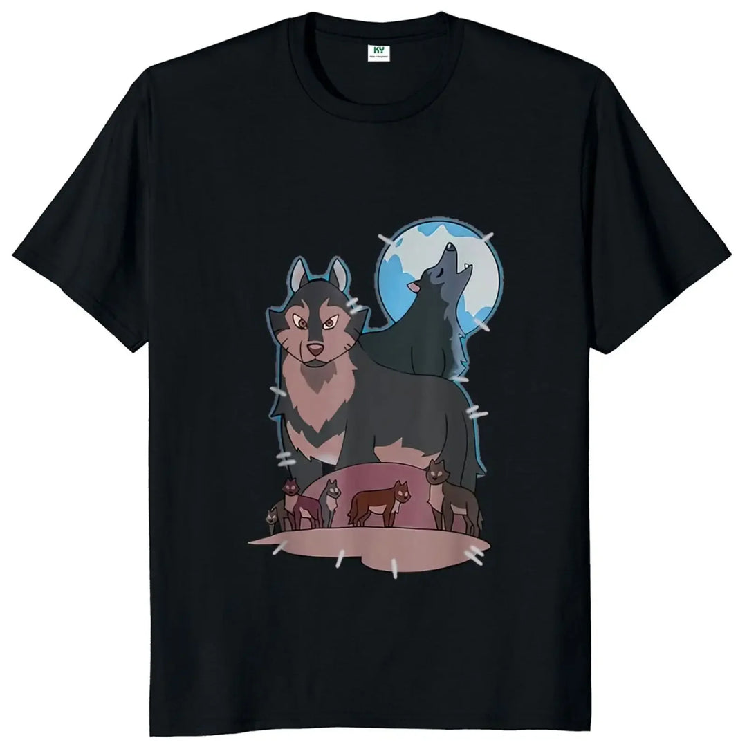 Size Tops Hunter’s Wolf Owl House T Shirt American Fantasy TV Animation Series T-Shirt harajuku oversized t shirt men clothing