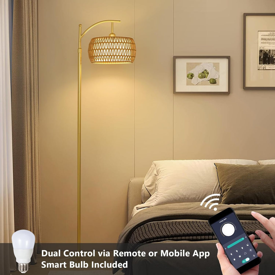 Gold 3-Color Dimmable LED Lamp