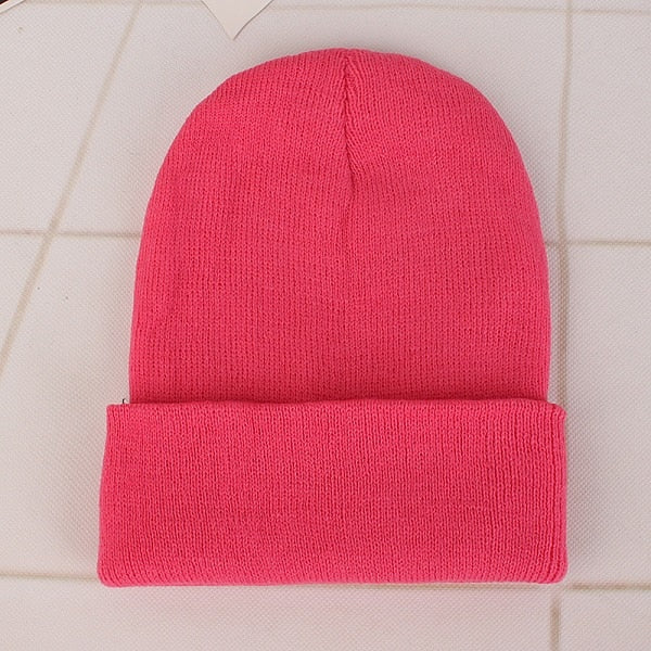 Woman’s Solid Knitted Winter Beanies