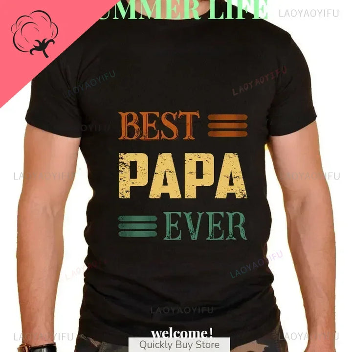 Novelty Awesome World´s Best Dad Daddy Father T Shirts Streetwear Short Sleeve Birthday Gifts Summer Style T-shirt Mens Clothing