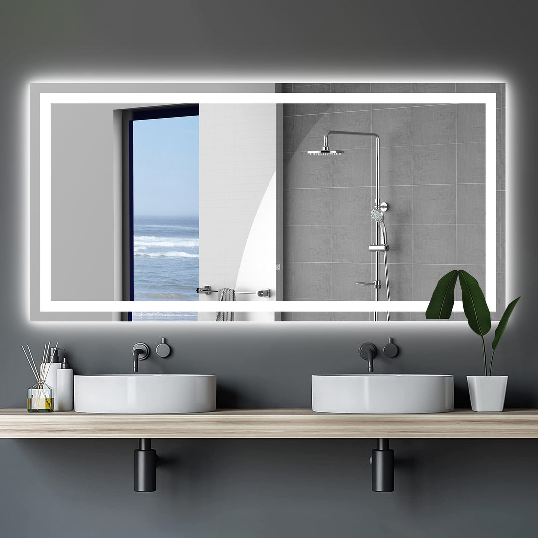 Anti-Fog LED Bathroom Mirror