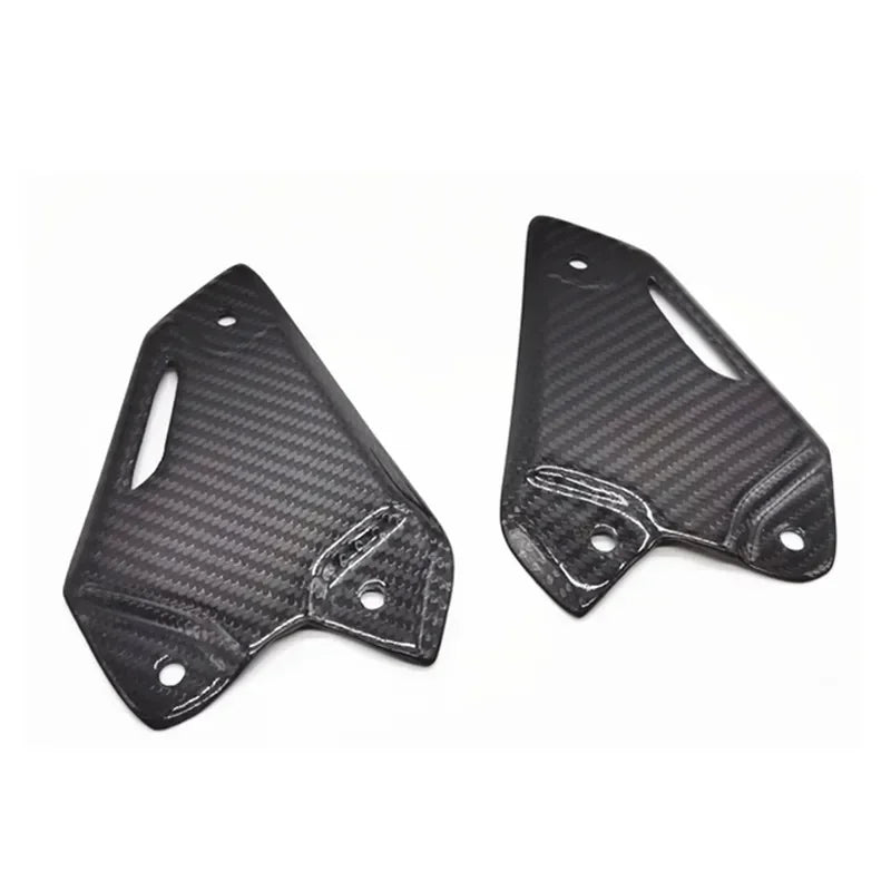 For KAWASAKI Z900 2017-2024 Rearsets Foot Rest Peg Protector Real Carbon Fiber Motorcycle Footrest Heel Guard Cover Accessories