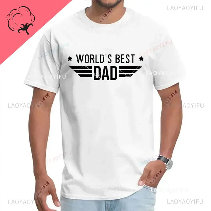 Novelty Awesome World´s Best Dad Daddy Father T Shirts Streetwear Short Sleeve Birthday Gifts Summer Style T-shirt Mens Clothing