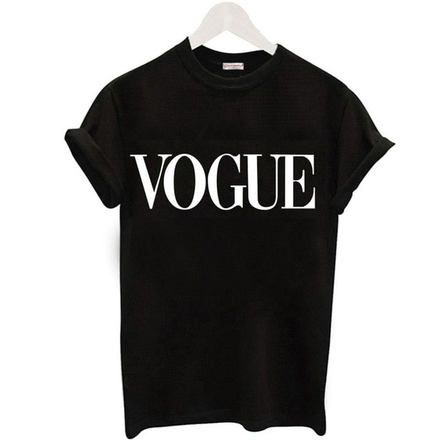 Woman’s Vogue Printed Short Sleeve T-Shirt