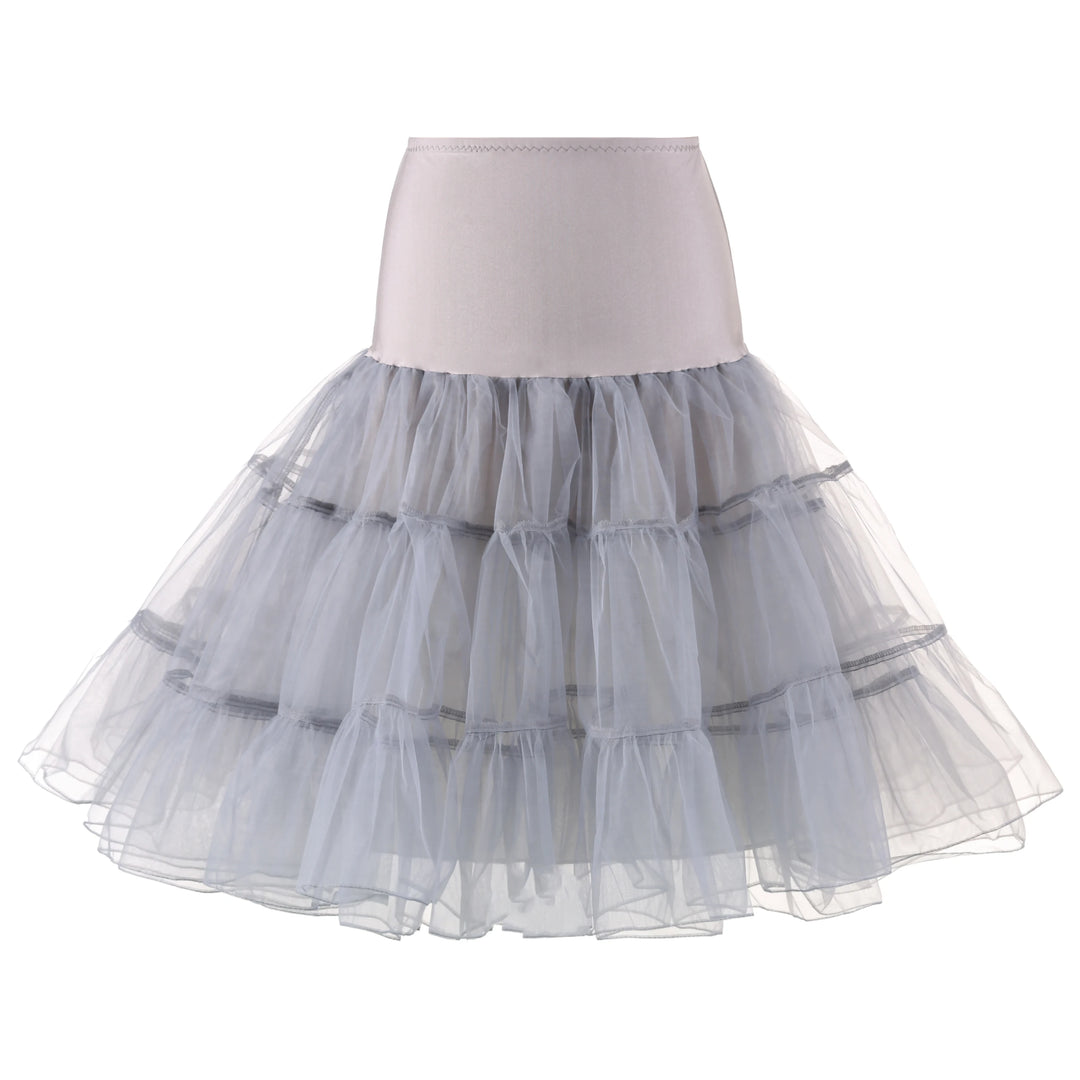 Women's 50S Vintage Tulle Petticoat Half Slip Tutu Underskirt