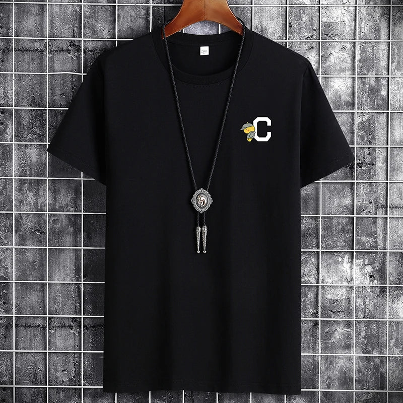 2021 Newest T Shirt for Men Clothing Fitness White O Neck Man T-shirt For Male Anime Oversized S-6XL New Men T-shirts Goth Punk