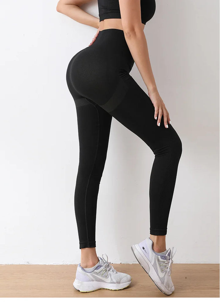 Women Pants High Waist Yoga Leggings Exercise Sports Trousers Running Fitness Gym Leggings Hip Lifting Femme Pants