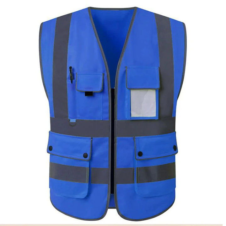 Size S-4XL High Visibility Road Working Reflective Vest Outdoor Motorcycle Cycling Safety Waistcoat Clothing Reflective Jacket