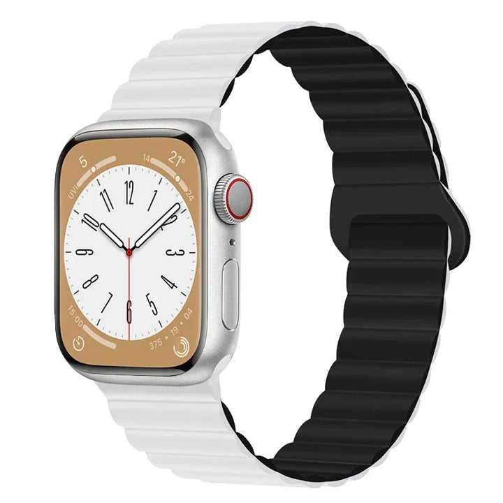 Strap For Apple Watch Band 49mm 45mm 41mm 44mm 40 42 38mm Silicone Bracelet Magnetic Wristband For Iwatch Series 10 9 8 Uitra 7