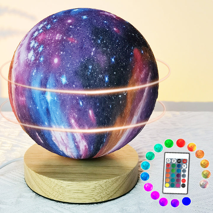 Rotating Moon lamp with speaker