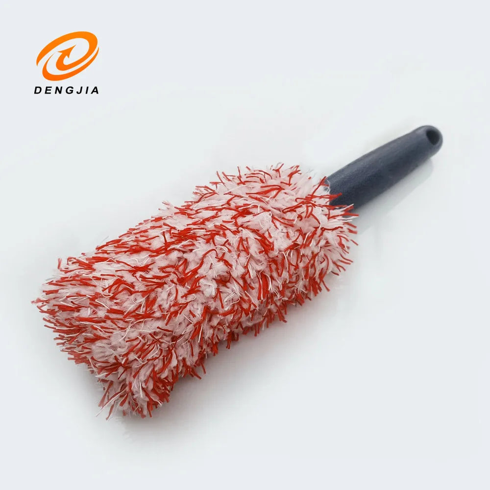 Plush Microfiber Tire Rim Wheel Hub Cleaning Brush Car Beauty Car Wash Brush Maintenance Tools Cleaning Supplies