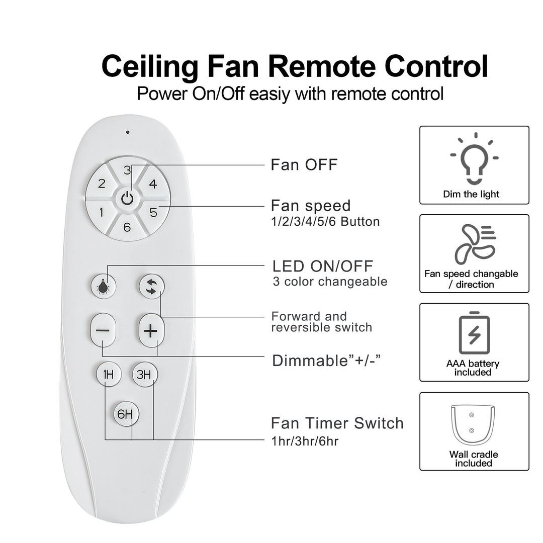 84in Aluminum Ceiling Fan