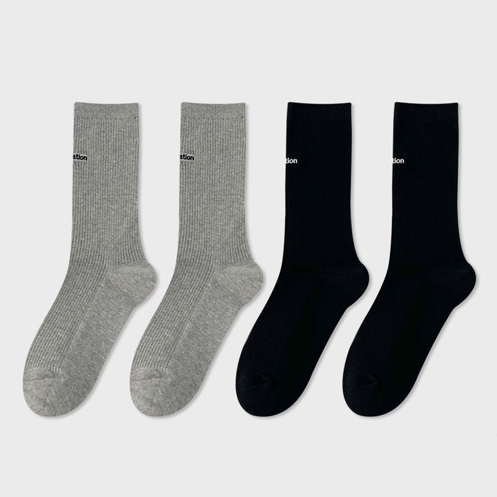 Woman’s Mid Tube Cotton Socks