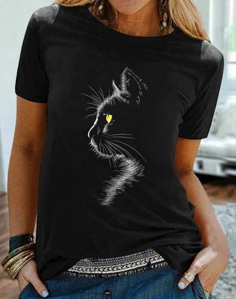 Woman’s Short Sleeve Graphic Printed T-Shirts