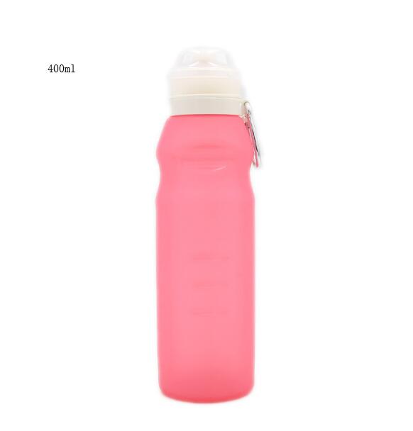 600ml Silicone Travel Water Bottle