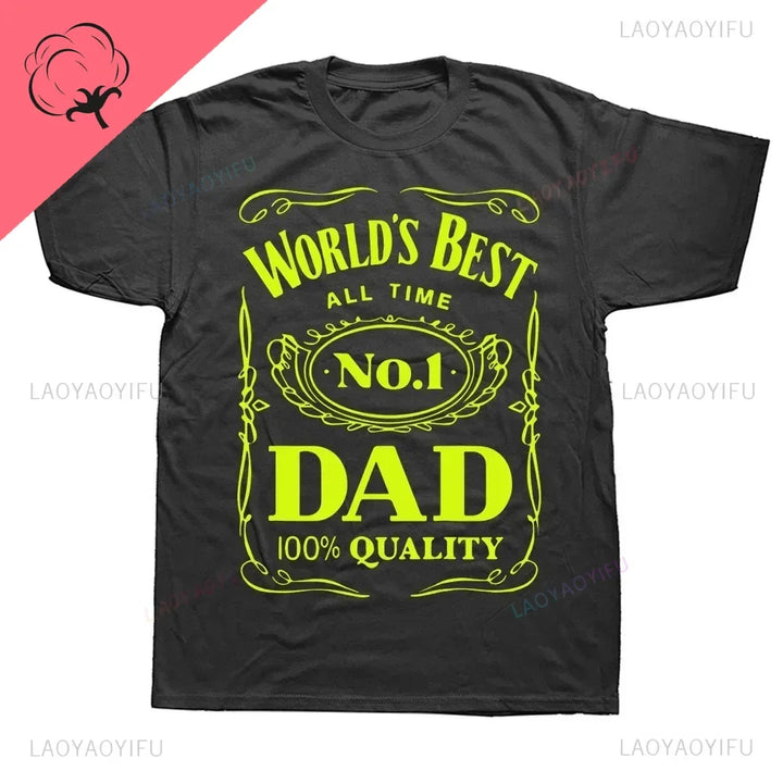 Novelty Awesome World´s Best Dad Daddy Father T Shirts Streetwear Short Sleeve Birthday Gifts Summer Style T-shirt Mens Clothing