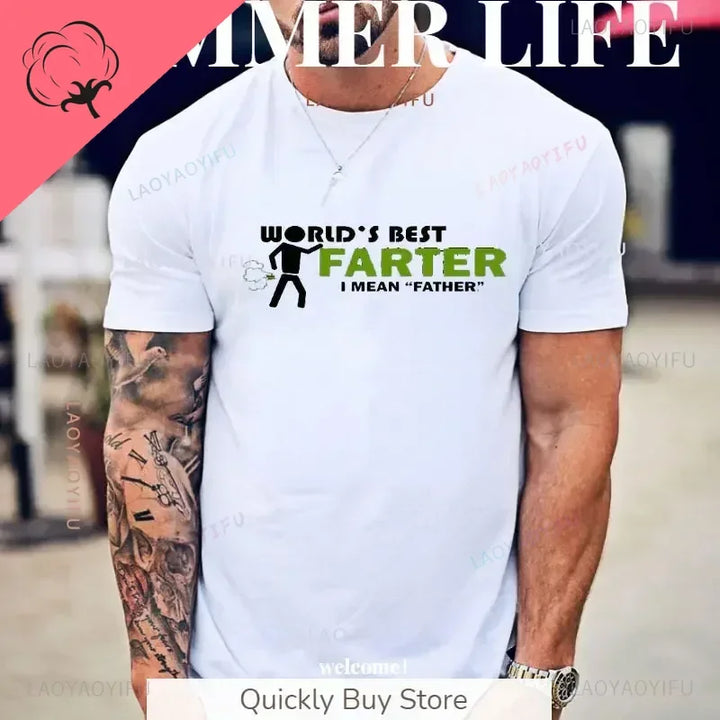 Novelty Awesome World´s Best Dad Daddy Father T Shirts Streetwear Short Sleeve Birthday Gifts Summer Style T-shirt Mens Clothing