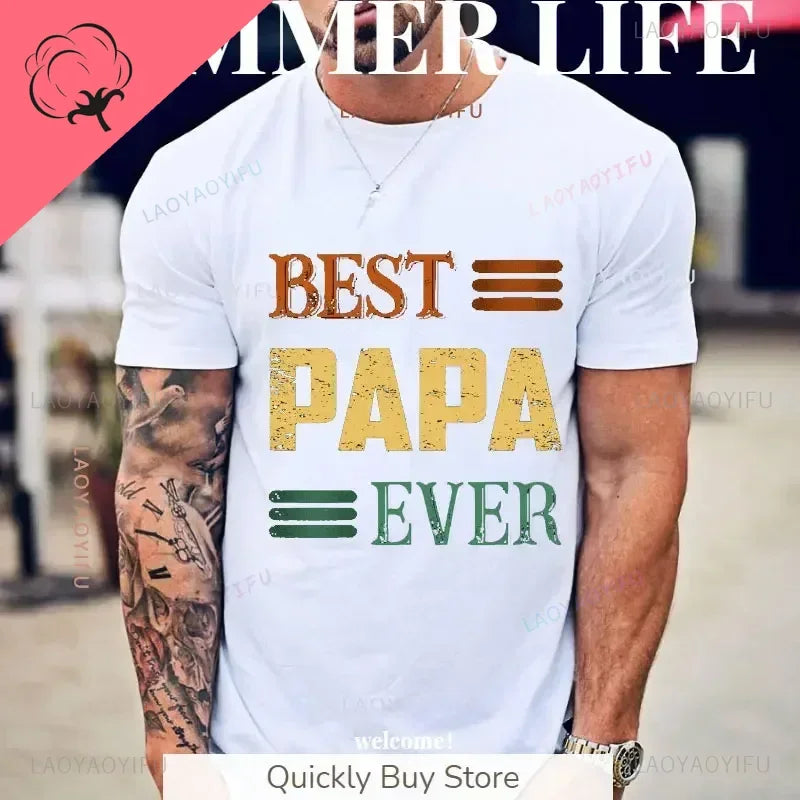 Novelty Awesome World´s Best Dad Daddy Father T Shirts Streetwear Short Sleeve Birthday Gifts Summer Style T-shirt Mens Clothing