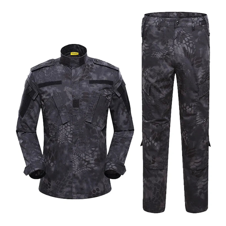 Tactical Combat Suit Russian Camouflage Suit U.S Training Clothing Uniform Wear-resistant Cargo Jacket and Trouser