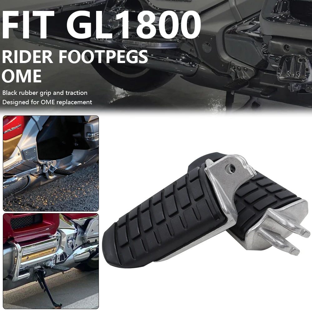 Motorcycle Foot Pegs Rider Footpegs Driver Footboard Front Floorboard Fits For Honda Gold Wing GL 1800 Goldwing GL1800 2001-2017